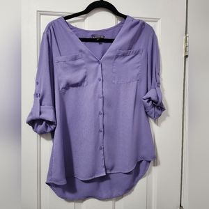 Express button up blouse